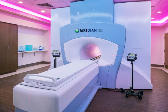 Advanced imaging room featuring MRI technology designed for diagnostics and patient care.